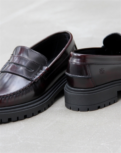Playboy Footwear - The Brigitte Loafer - Bordo Polido